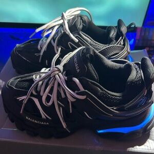Balenciaga Black and White Chunky Sneakers